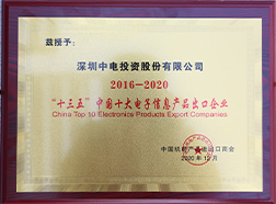 China’ s top 10 exporters of electronic information products
